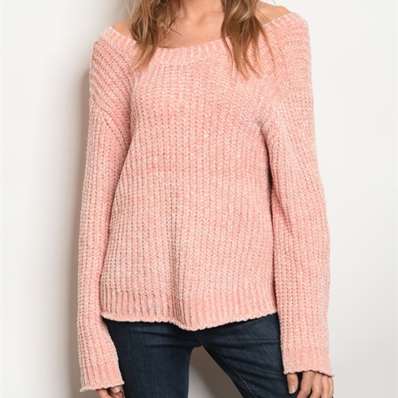 OH SO SOFT CHENILLE V BACK SWEATER - Picture 2 of 8